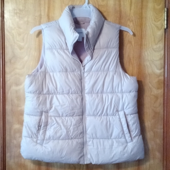 Old Navy vest size large tan or cream color - Picture 3 of 6